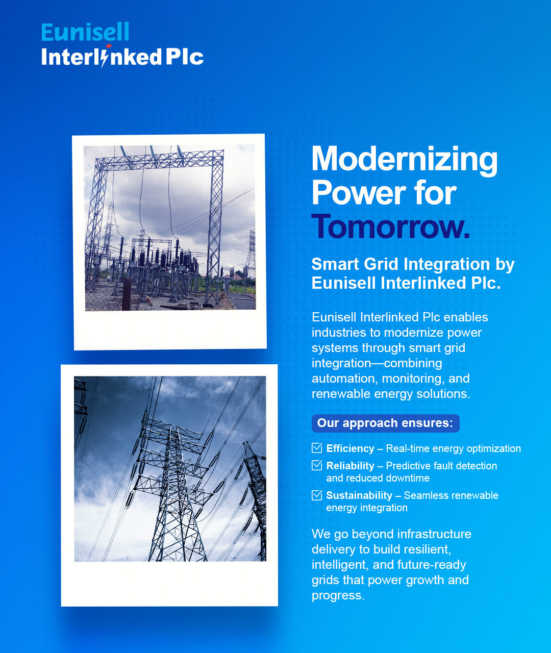 Smart Energy Systems for Reliable Infrastructure