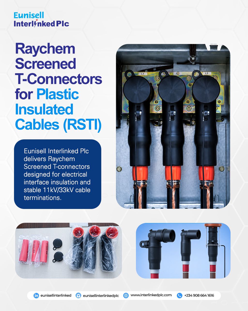 Raychem Screened T-Connectors