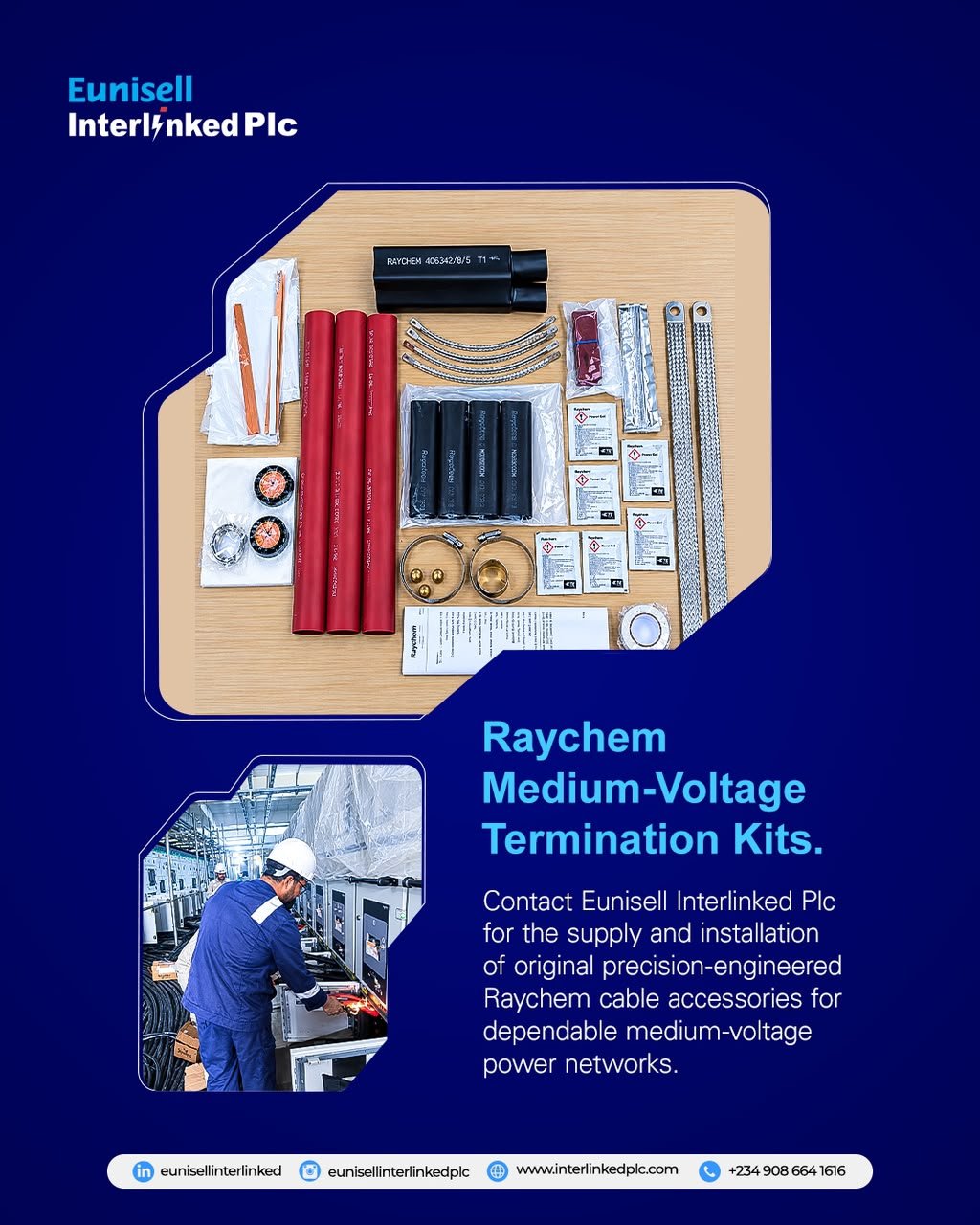 Raychem Medium Voltage Termination Kits