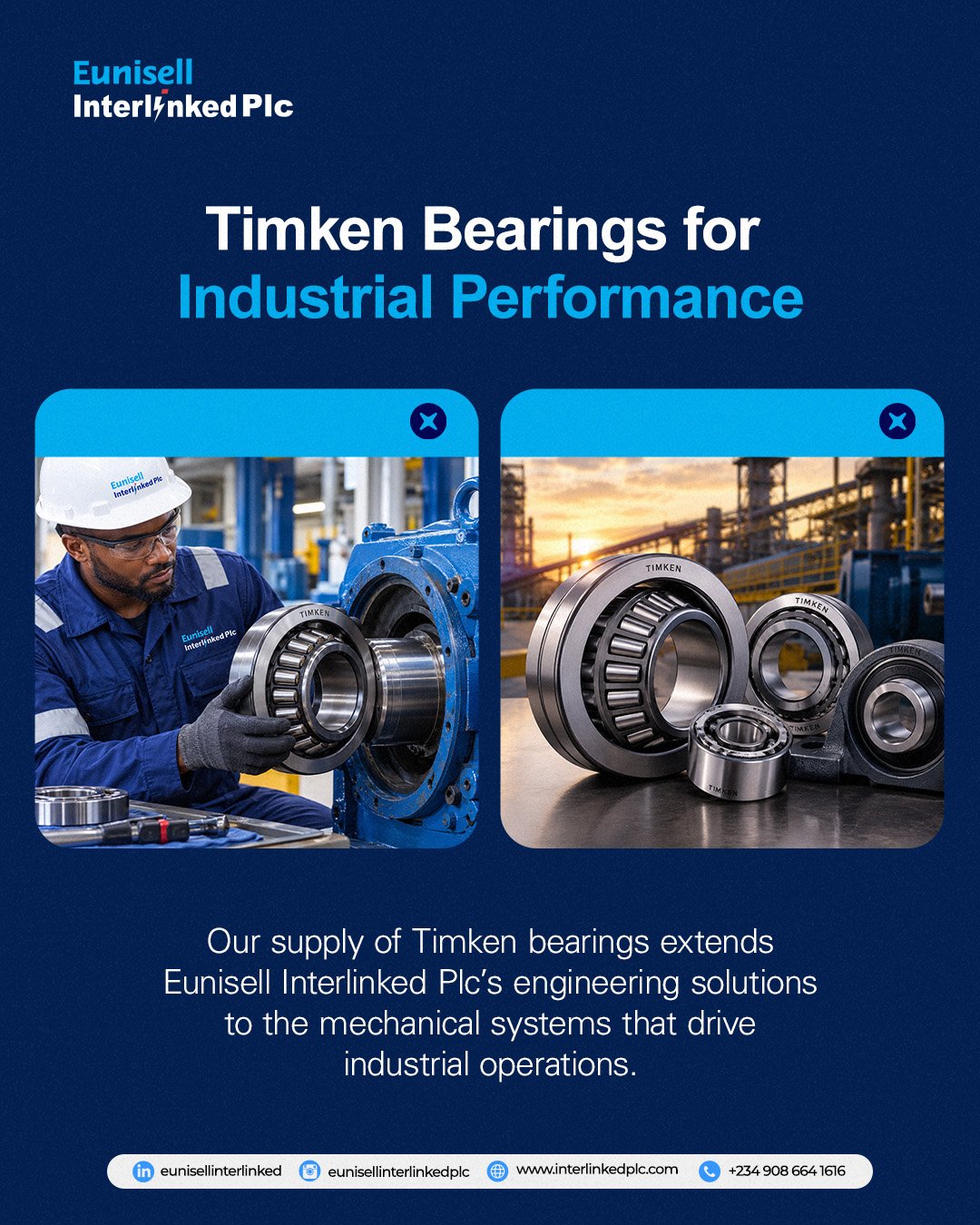 Timken Bearings for Industrial Performance