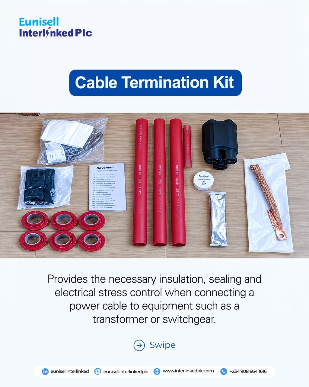 Cable termination or jointing kit